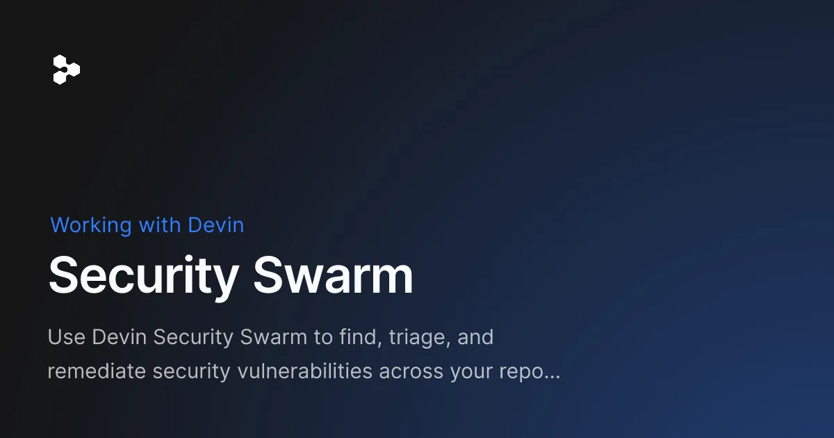 Devin Security Swarm 文档封面