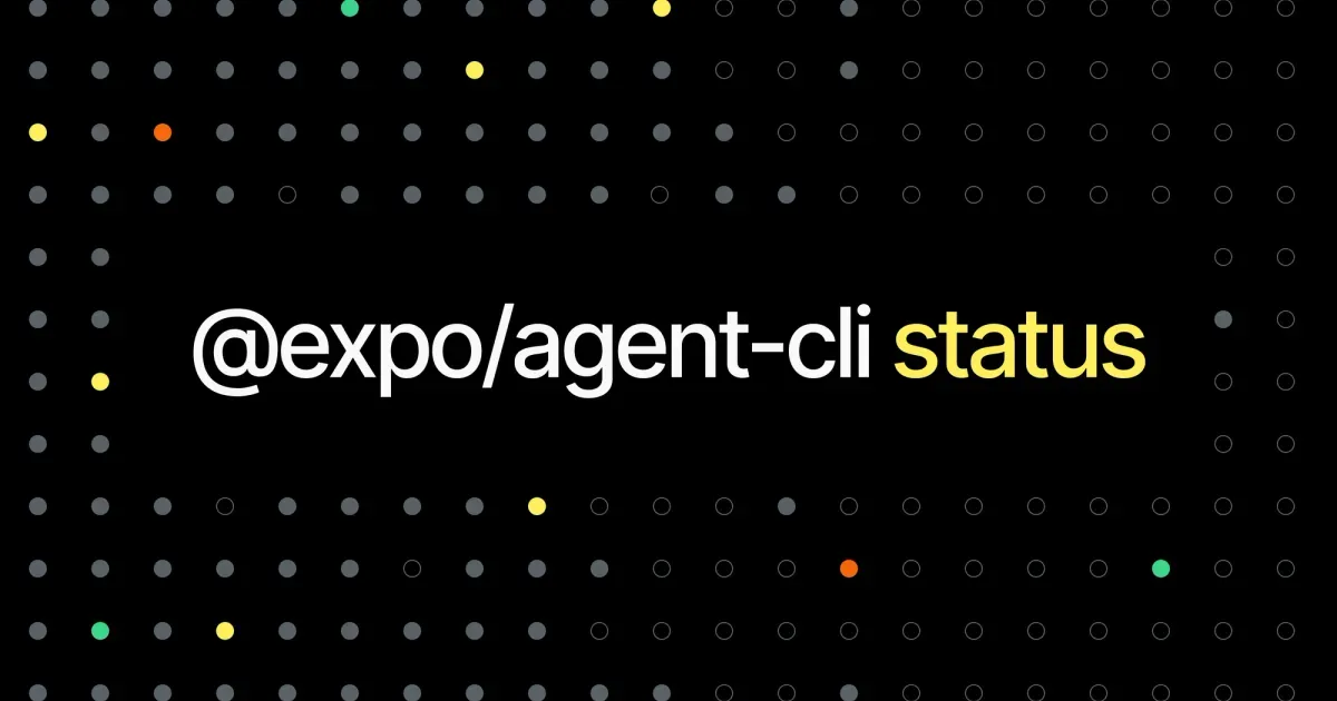 Expo Agent CLI